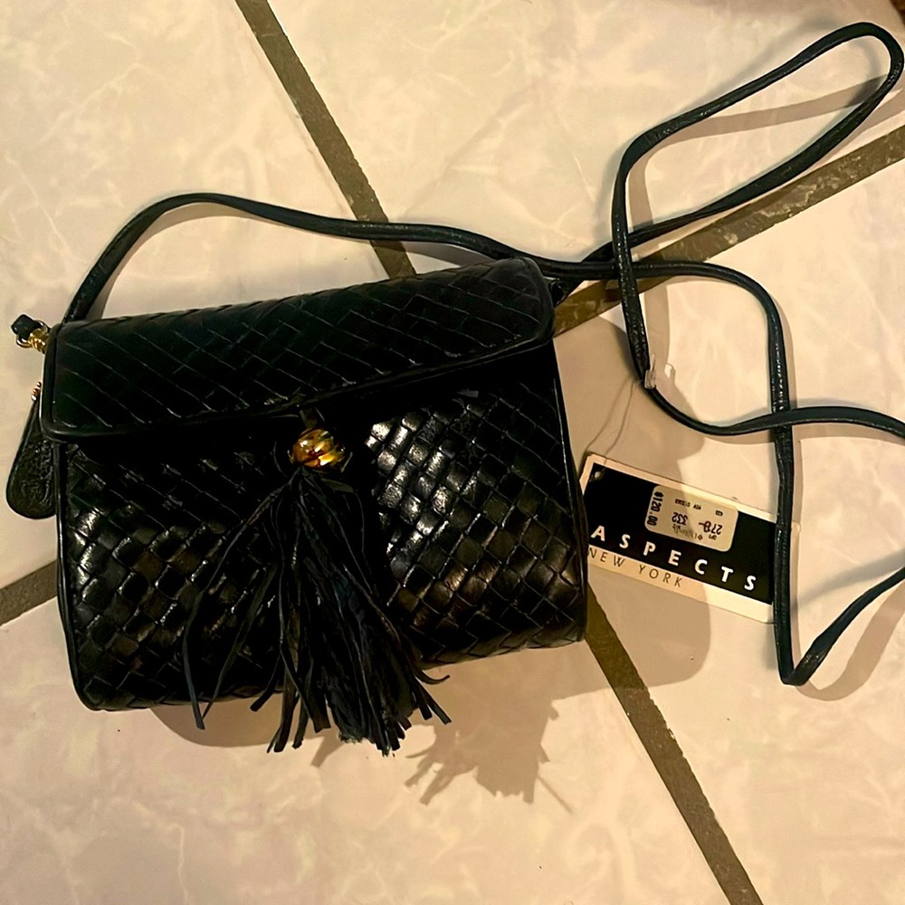 ASPECTS CLUTCH OR CROSSBODY NAVY HANDBAG